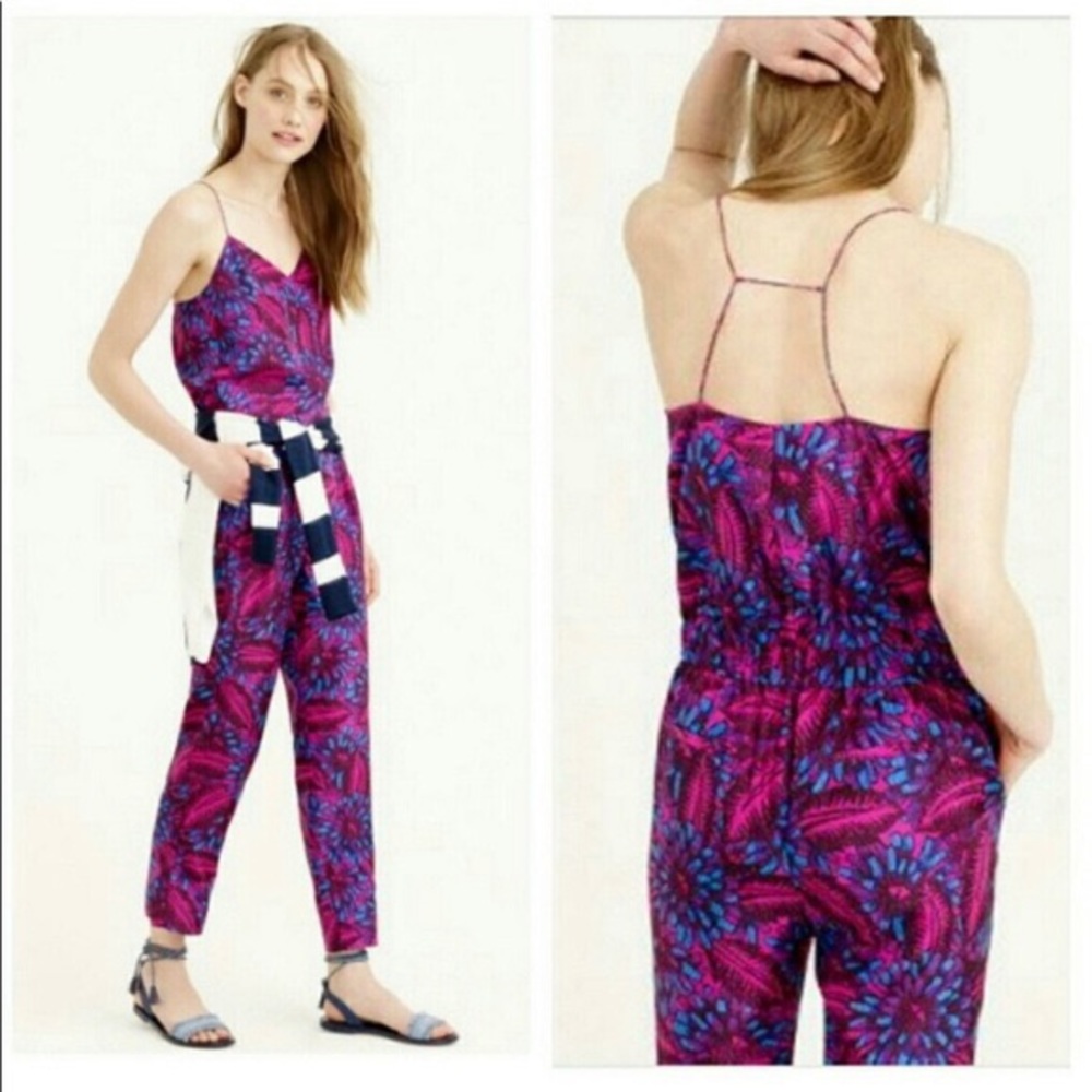 JCrew Silk Jumpsuit